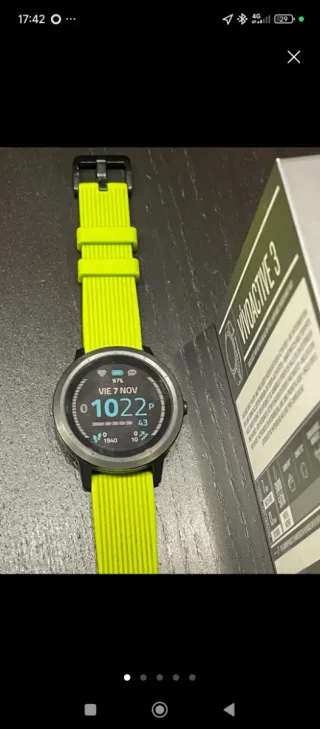 Reloj Garmin Vivoactive 3 Negro y Amarillo