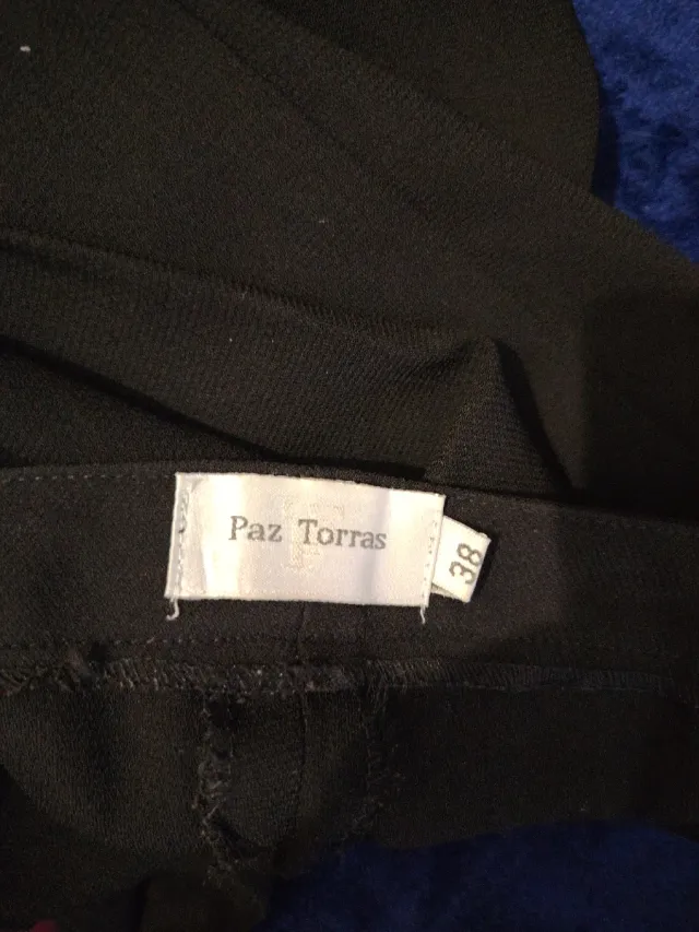 Pantalón de vestir negro Paz Torras Talla 38