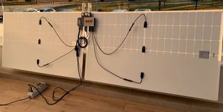 Kit Panel Solar Flexible + Microinversor 600W