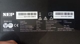 Kit Panel Solar Flexible + Microinversor 600W