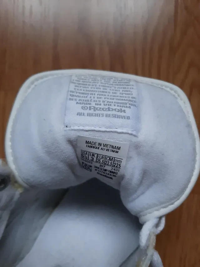 Reebok Clásicas de bota Blancas Talla 36