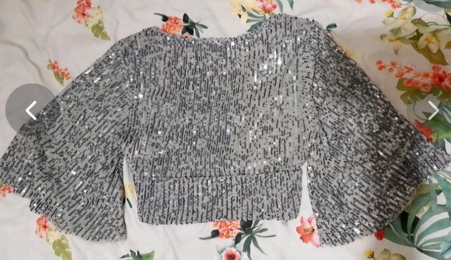 Top lentejuelas Pull&Bear