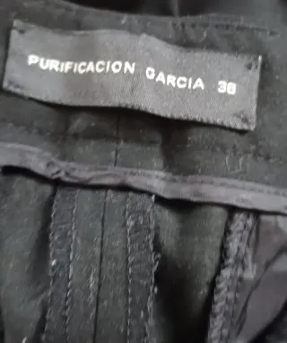 Pantalón pitillo negro Purificación García