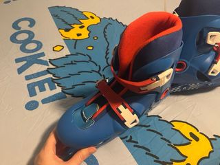 Patines en línea ajustables azules