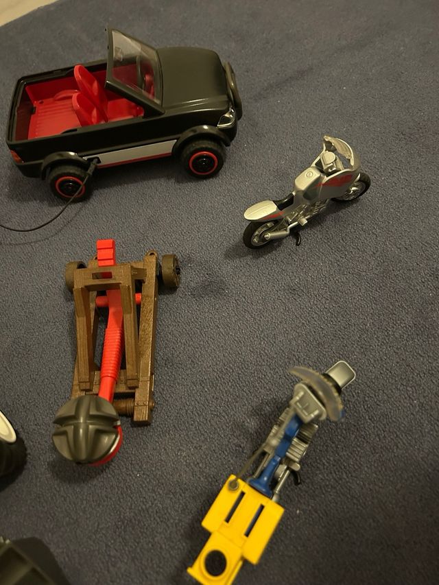 Playmobil: Tractor, Coche, Motos y Accesorios