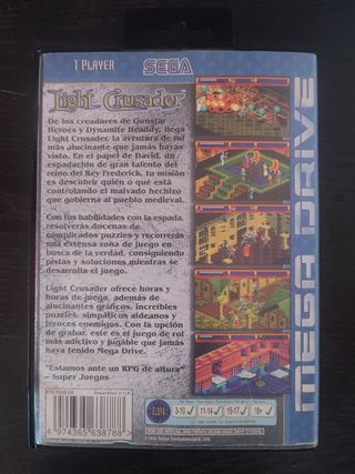 Light Crusader Mega Drive RPG