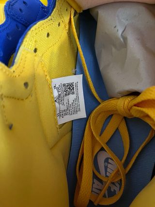 Nike Jordan uomo blu e gialle