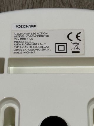 Masajeador Gymform Leg Action Azul