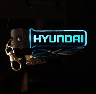 Llavero LED Hyundai Logo - Multicolor