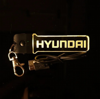 Llavero LED Hyundai Logo - Multicolor