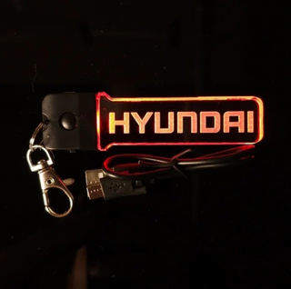 Llavero LED Hyundai Logo - Multicolor
