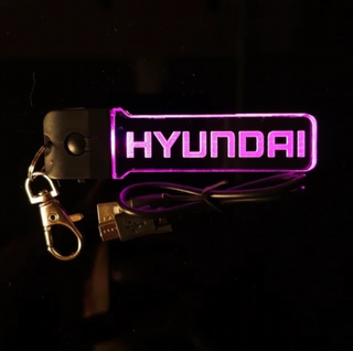 Llavero LED Hyundai Logo - Multicolor