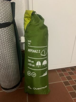 Tienda campaña Quechua Arpenaz 2 + alfombrillas  s