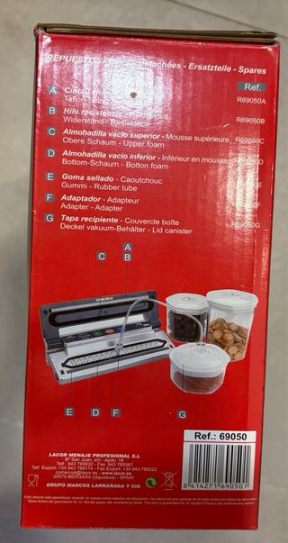 Máquina de vacío LACOR HOME 110W