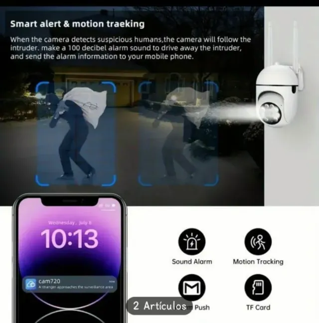 2 Cámaras IP wifi. Nuevas