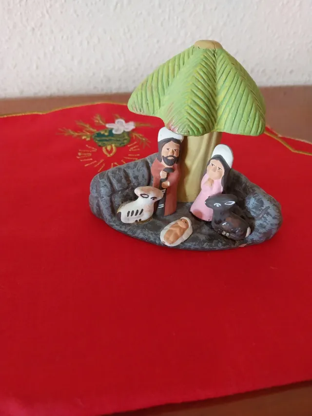 Belén artesanal vintage