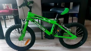 Bicicleta infantil verde