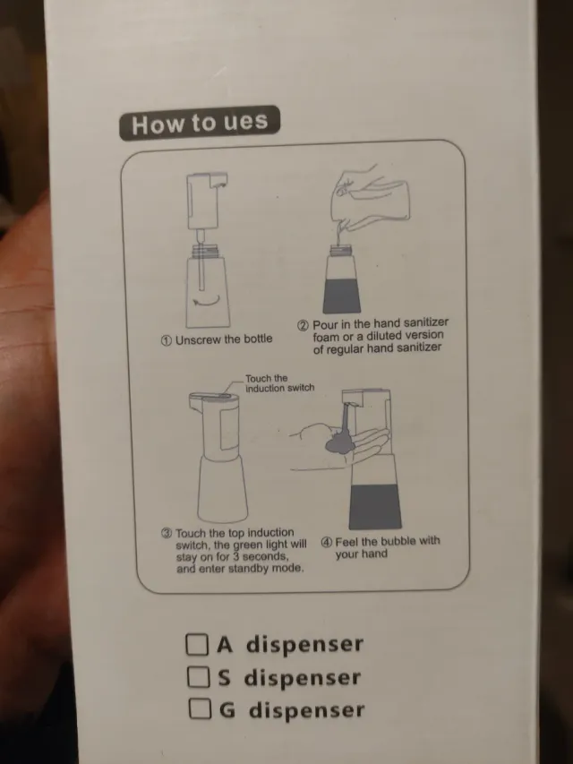 Dispensador Alcohol Automático Sin Contacto