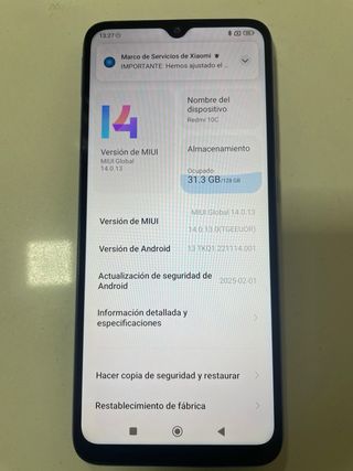 Xiaomi Redmi 10C 128GB Blu