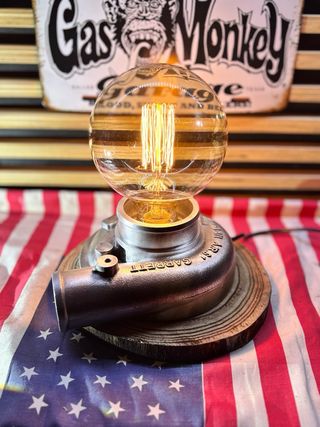 Lampada design industriale turbo