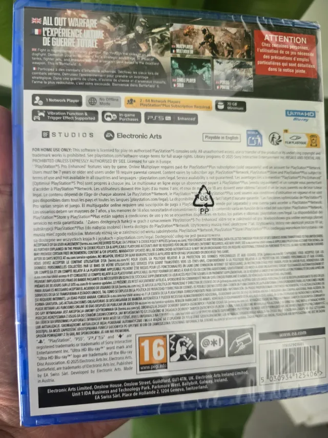 Battlefield 6 - PS5 (Novo/ Selado)