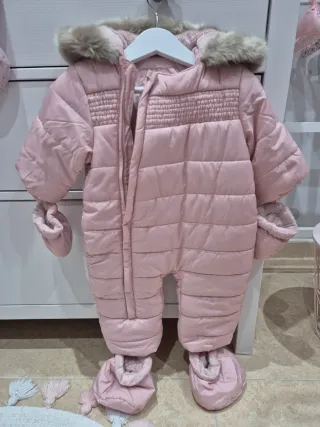 Buzo invierno bebé niña rosa