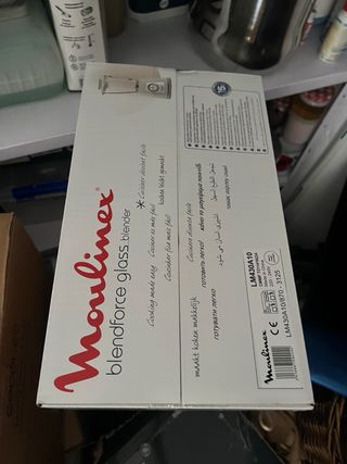 Batidora Moulinex Blendforce Cristal Blanca