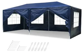 Carpa 6 x 3 impermeable azul
