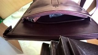 Borsa La Martina vera pelle uomo tracolla