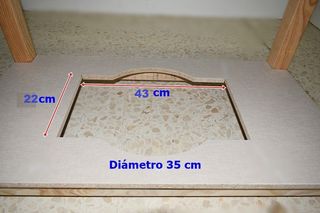 Tavolo consolle in legno