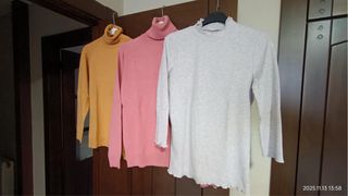 3 Jerséis Cuello M por 3.50€