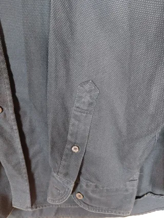 Camisa Massimo Dutti azul caballero