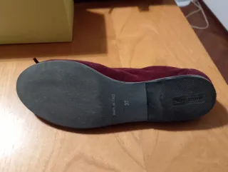 Mauro Leone Ballerine Camoscio Bordeaux 37