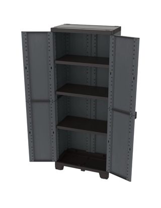 Armario Escobero Ardesia 2 Puertas