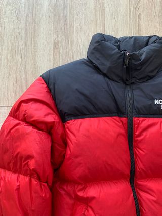 Chaqueta The North Face nuptse retro rojo (T. XS)