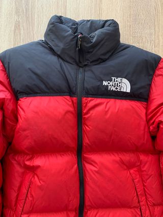 Chaqueta The North Face nuptse retro rojo (T. XS)