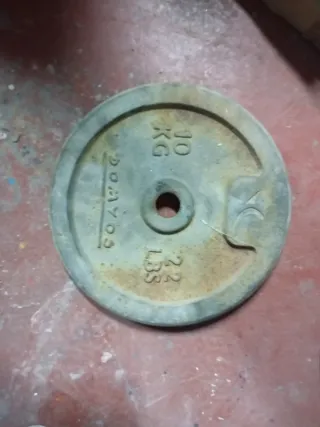 Banco de press con pesas 60 kg