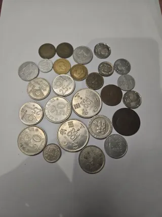 Lote de monedas antiguas