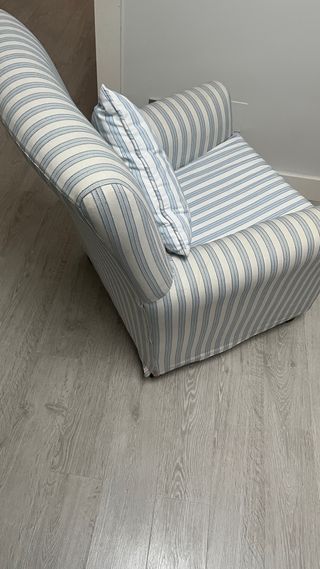 Poltrona singola per camera da letto o soggiorno classico