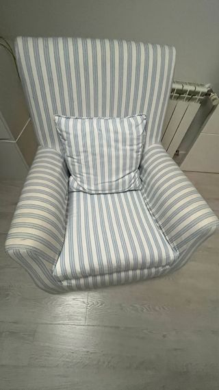 Poltrona singola per camera da letto o soggiorno classico