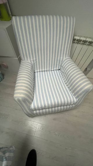 Poltrona singola per camera da letto o soggiorno classico