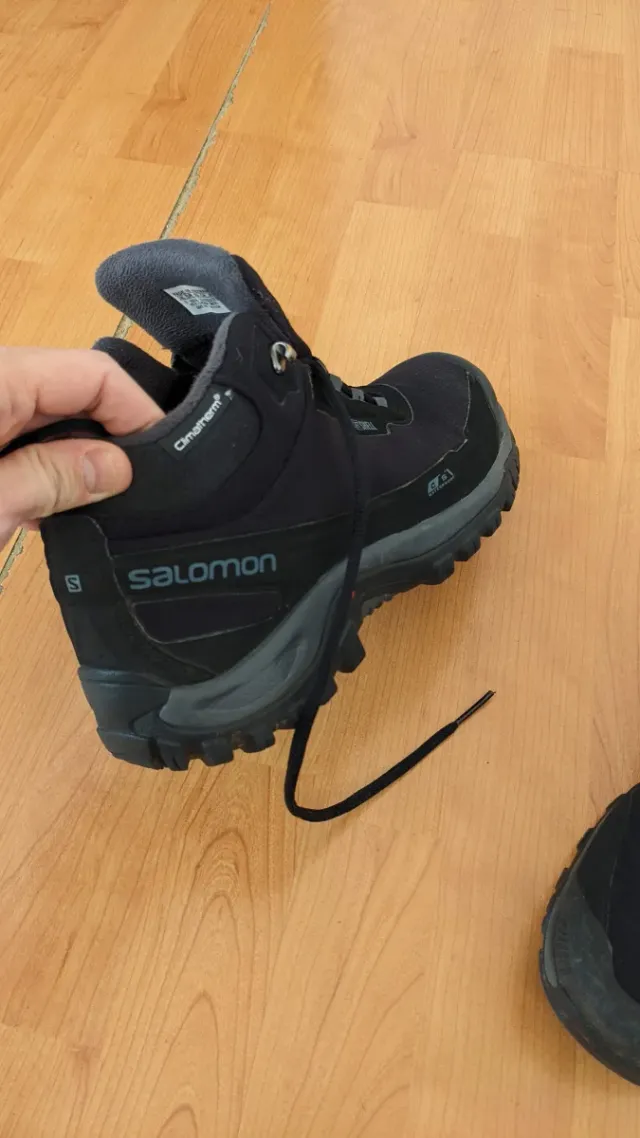 Botas Salomon Shelter Hombre Talla 43 1/3 Negras