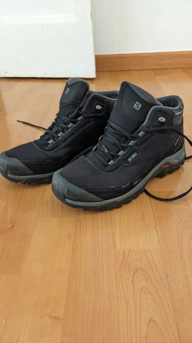 Botas Salomon Shelter Hombre Talla 43 1/3 Negras