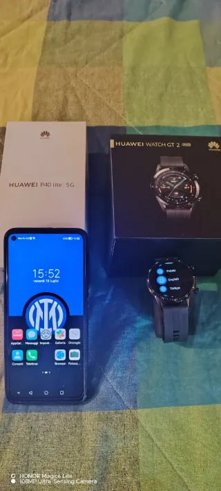 Huawei P40 lite 5G + Huawei Watch GT 2