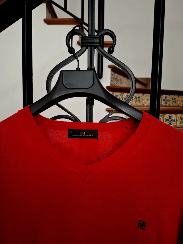 Chaleco CH Carolina Herrera Rojo