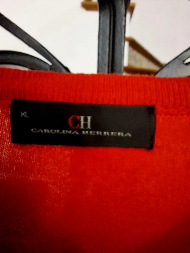 Chaleco CH Carolina Herrera Rojo
