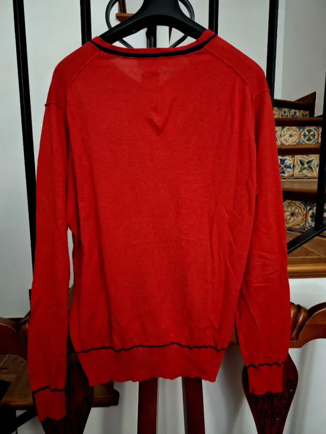 Chaleco CH Carolina Herrera Rojo