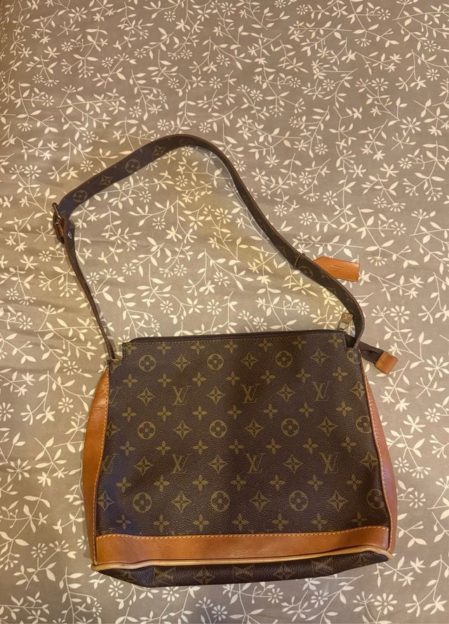 Conjunto de monedero y bolso Marrón