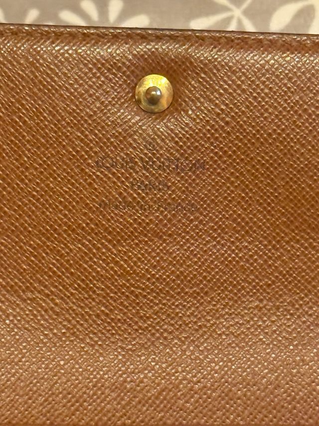 Conjunto de monedero y bolso Marrón