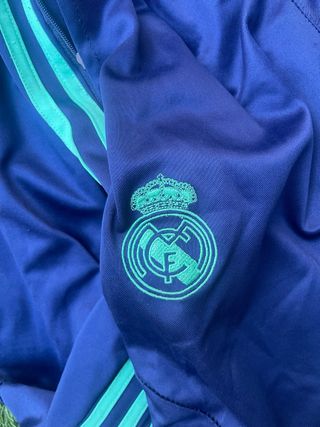 Chándal Real Madrid Adidas Azul/Verde